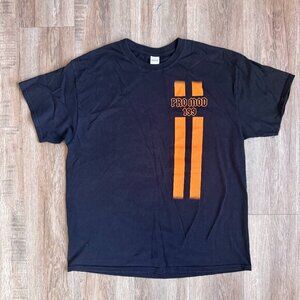 Pro Mod Drag Racing Black T-Shirt - size XLarge